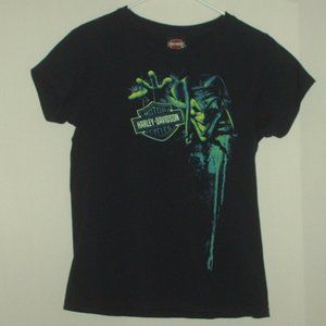 Very cool ladies Harley-Davidson goblin T-shirt